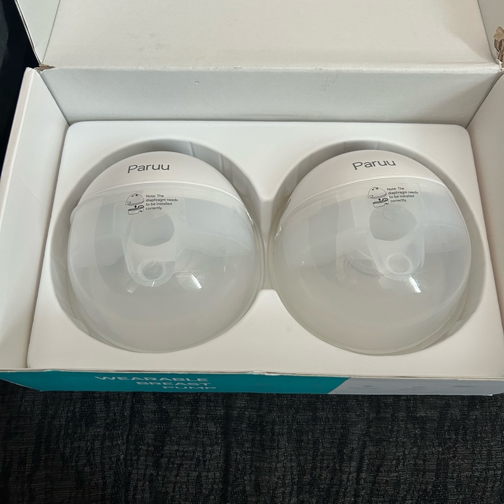 Paruu White Breast Pump Set